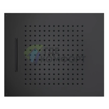 Верхний душ BOSSINI DREAM/2 с режимами дождь и каскад, черный матовый (H38925.073) - фото 1