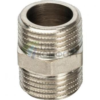 Ниппель STOUT HH 1/2 наружная резьба никелированный - фото 2