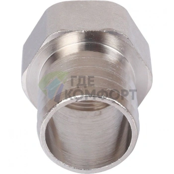 Штуцер ВР 1x30, никелированный Stout - фото 2