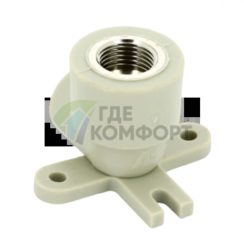 Колено настенное с металлической внутренней резьбой 20x1/2 PPR FV-Plast - фото 2