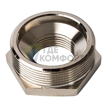 Футорка STOUT 2 x 1 никелированная - фото 2