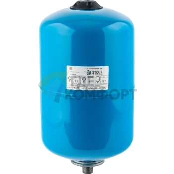 Гидроаккумулятор Stout STW-0001-000012 вертикальный 12 л - фото 1