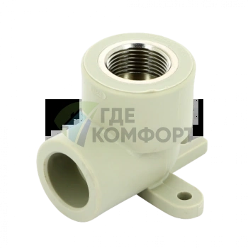 Колено настенное с металлической внутренней резьбой 25x3/4 PPR FV-Plast - фото 3