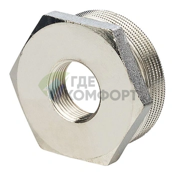 Футорка STOUT 1 1/2 x 3/4 никелированная - фото 2