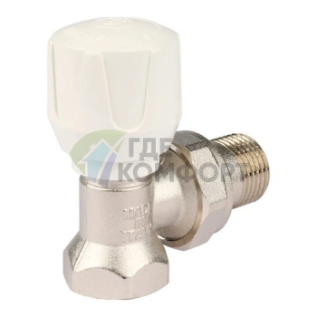 Клапан ручной терморегулирующий угловой 1/2 SVR SVR 2102 000015 Италия