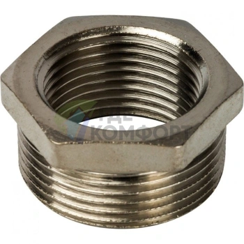 Футорка STOUT 1 1/2 x 1 1/4 никелированная - фото 4