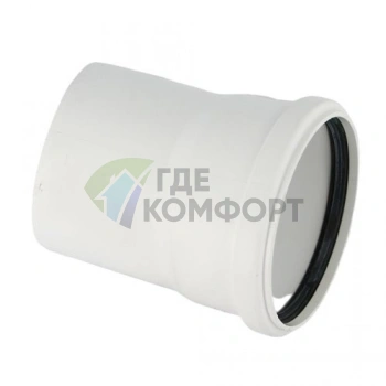 Отвод канализационный Raupiano Plus 110х15° REHAU (РЕХАУ - 11234241001) - фото 4