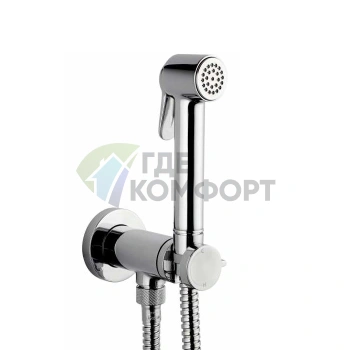 Гигиенический душ BOSSINI PALOMA с хромированной металлической лейкой и шлангом 1250 мм (E37007B.030) - фото 1