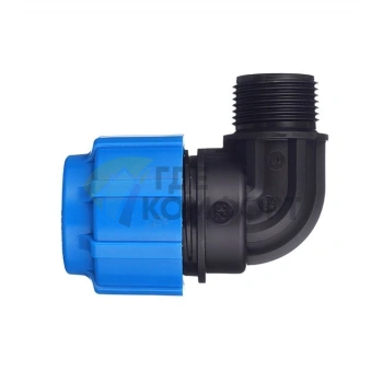 Уголок с наружной резьбой 32x1 ПНД Политэк - фото 2