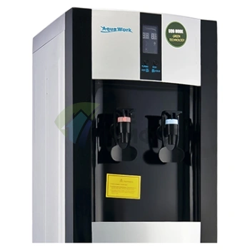 Кулер для воды AquaWork AW 16L/EN-ST серебристо-чёрный - фото 2