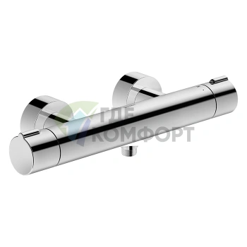 Термостатический смеситель для душа Duravit C.1 настенный, нижний выпуск, хром (C14220000010) - фото 1