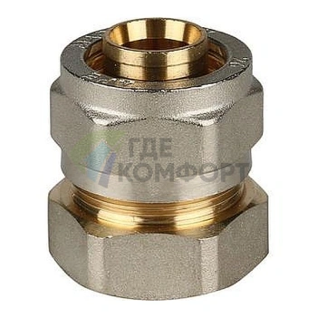 Переходник для металлопластиковых труб STOUT с внутренней резьбой ВР 1 x 26 резьбозажимной - фото 1