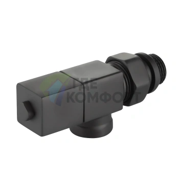 Набор дизайн-вентилей Royal Thermo CUBE 1/2 черный, RTE 56.0004, НС-1422573 - фото 3