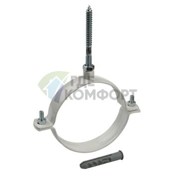 Хомут крепежный Stout DN100 для крепления к стене SCA-6010-000003 - фото 1