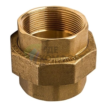 Разъемное соединение STOUT с внутренней резьбой американка ВB 2 латунное - фото 1