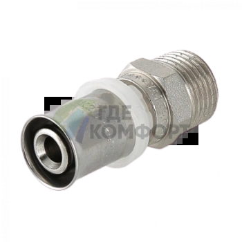 Пресс-муфта с наружной резьбой 16х1/2 Valtec - фото 4