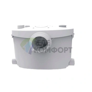 Канализационный насос TIM AquaTIM AM-STP-400UP с измельчителем для отвода из унитаза, раковины и душа (ванны) 400 Вт, до 8 м, до 145 л/мин (Тим)