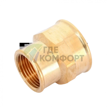 Муфта переxодная ВВ 1 1/4x1 бронза Viega - фото 2