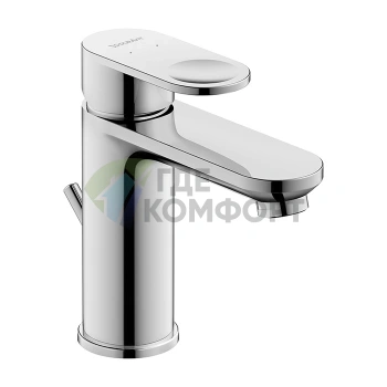 Смеситель для раковины Duravit B.3 с донным клапаном, хром (B31010001010) - фото 1