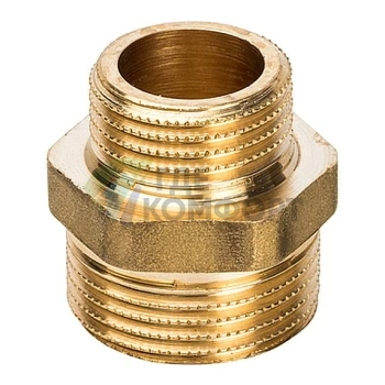 Ниппель STOUT НН переходной 3/4 x 1/2 латунный - фото 1