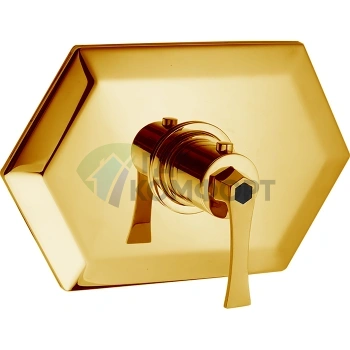 Термостатический смеситель для душа CISAL Cherie (золото/черный) (CF0072007C) - фото 1