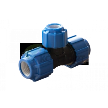 Тройник переходной 32x20x32 ПНД Политэк - фото 1