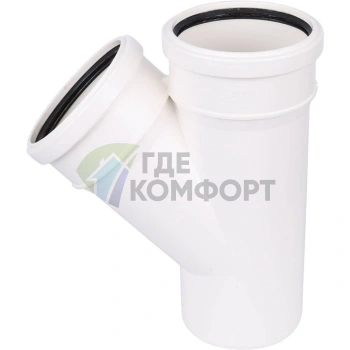 Тройник Sinikon КОМФОРТ ПЛЮС D110x110x45 508025.k - фото 2