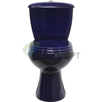 Унитаз компактный Элисса синий — Оскольская керамика - фото 2