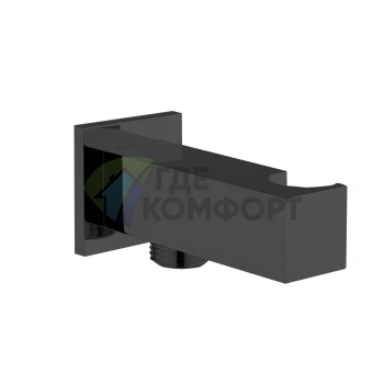 Смеситель для ванны Fima Carlo Frattini Wellness с держателем и шлангом, черный матовый (F2438NS) - фото 1