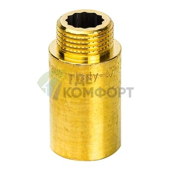 Удлинитель STOUT латунный 1/2 x 40 - фото 1