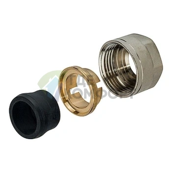 Фитинг STOUT компрессионный для медных труб 15x3/4 с резиновым уплотнением - фото 1