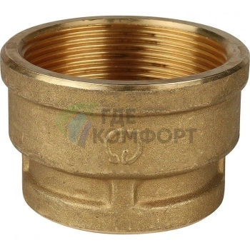 Муфта STOUT ВВ 2 x 1 латунная - фото 3