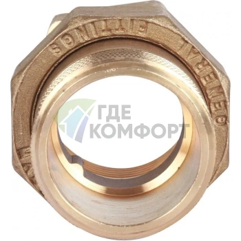 Разъемное соединение американка ВН 1 1/4, уплотнение под гайкой o-ring кольцо Stout - фото 3