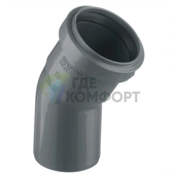 Отвод канализационный HTB 50 30° Ostendorf - фото 2