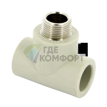 Тройник PPR с наружной резьбой 25x3/4 FV-Plast - фото 1