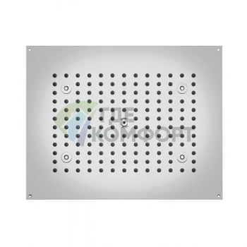 Верхний душ BOSSINI DREAM-RECTANGULAR 470x370 мм с LED-подсветкой и блоком управления, хром (H37396.030) - фото 1
