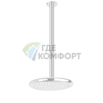 Верхний душ Gessi Goccia для потолочного монтажа (регулировка высоты 50-1800 мм), белый (33768#279) - фото 1