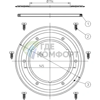 Обжимной гидроизоляционный фланец HL83.0 - фото 2