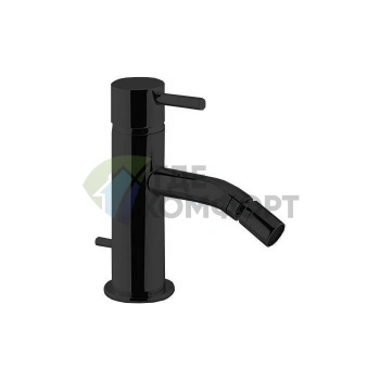 Смеситель для биде CISAL Less Minimal однорычажный на 1 отверстие с донным клапаном, черный матовый (LM00055040) - фото 1