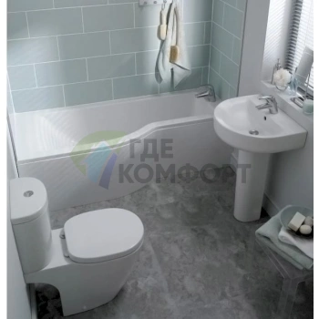 Унитаз-компакт Ideal Standard Connect Arc с эргономичным дизайном (E803601) - фото 3