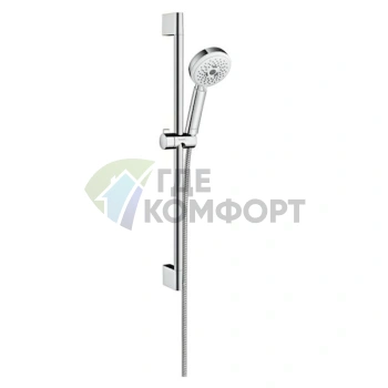 Смеситель Hansgrohe Metropol для ванной: комплект для душа и раковины с донным клапаном Push-Open - фото 4