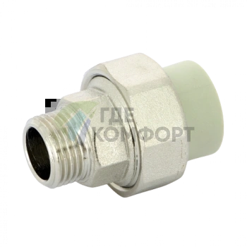 Разъёмное соединение PPR с наружной резьбой 20x1/2 FV-Plast - фото 1