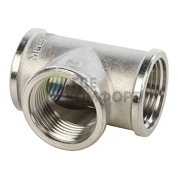 Stout Тройник ВВ никелированный 1 - фото 2