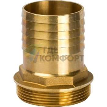 Штуцер с наружной резьбой STOUT НР 2 x 50 - фото 3