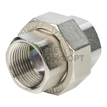 Разъемное соединение STOUT с внутренней резьбой американка ВB 1 никелированное - фото 4