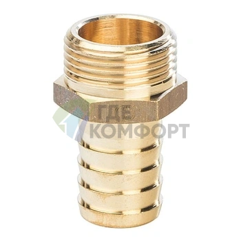 Штуцер с наружной резьбой STOUT НР 3/4 x 25 - фото 1