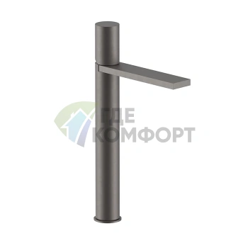 Смеситель для раковины Fantini Milano Matt Gun Metal PVD с высоким изливом (31 P5 3006WF) - фото 1