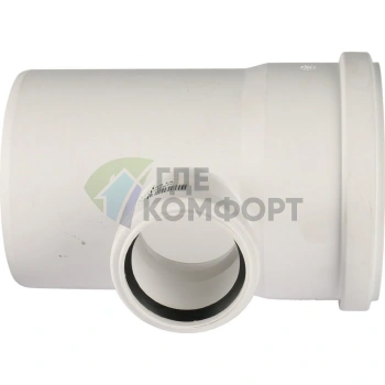 Тройник канализационный Raupiano Plus 110/50х87° REHAU (РЕХАУ - 11213241001) - фото 2