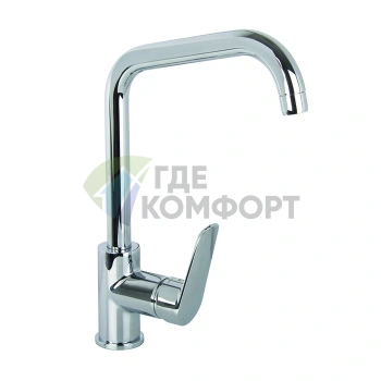 Кухонный смеситель FIMA Carlo Frattini Spot с вращающимся изливом, хром (F3007/1RCR) - фото 1