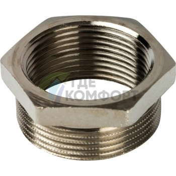 Футорка STOUT 1 1/4 x 1 никелированная - фото 4